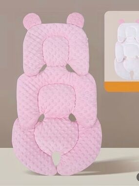 Infant Support Cushion Plush Pink - Head & Body Cozy Insert